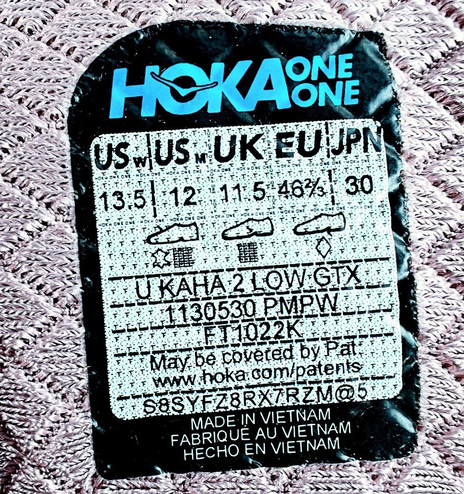 Hoka One One GTX US 12 Men's Pale Peach Outdoors Vibram Kaha 2 Low Gore Tex New thumbnail 2