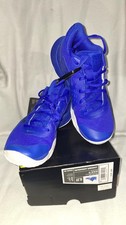 NIB UA Under Armour Jet  23 Boys Blue High Top Basketball Shoes 6.5y white