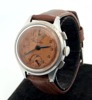 36mm Vintage Cortebert Manual-Winding 17J Chronograph Wristwatch Fully Serviced
