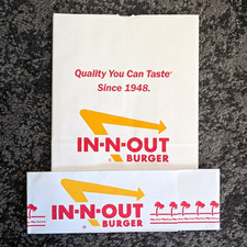 In-N-Out Burger Papiert&uuml;te & Paper Hat &bdquo;Quality You Can Taste Since 1948&ldquo;