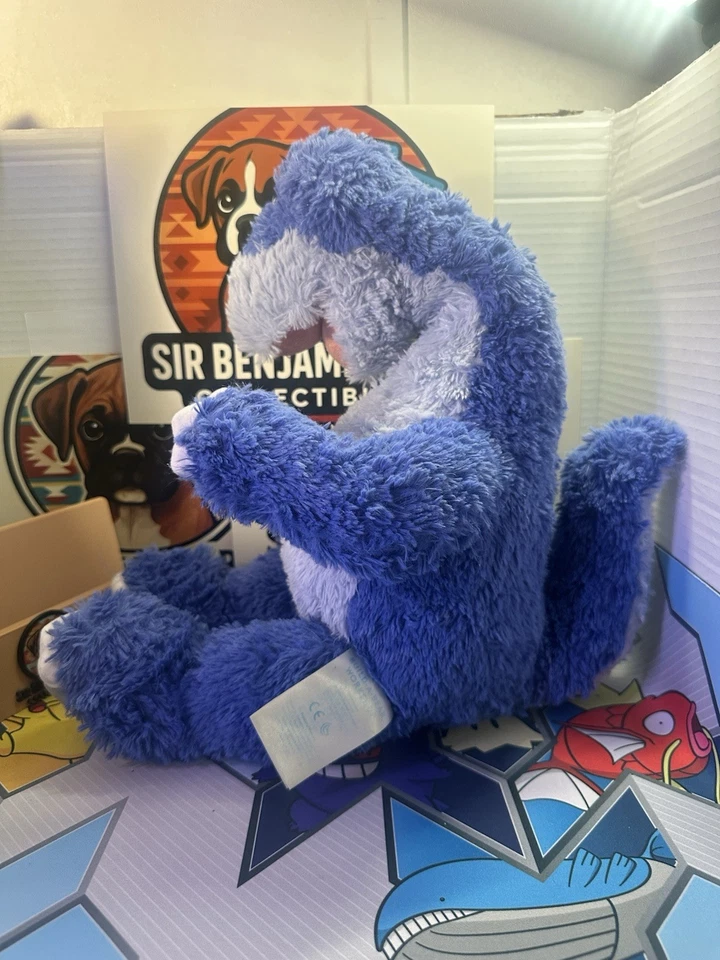 RARO RETIRADO Build a Bear BAB Azul Suave Peluche Dinosaurio 19" Peluche 2014 Foto 3 de 4