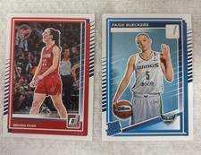 2025 Donruss WNBA 🔥Caitlin Clark #47 and Rated Rookie Card Paige Bueckers #86