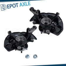 2Pcs Front Steering Knuckle & Wheel Hub Bearing Assembly for 05-11 Toyota Avalon