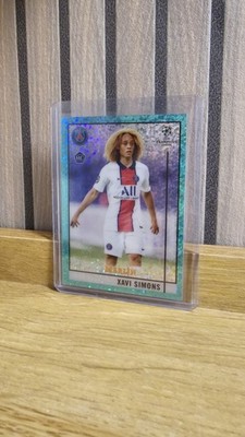 2020-21 Xavi Simons Aqua /175 PSG Rookie - Topps Merlin Collection Chrome UCL RC