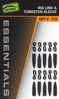 Fox Edges™ Essentials Rig Link & Tungsten Sleeve 10Stk. Karpfenangeln