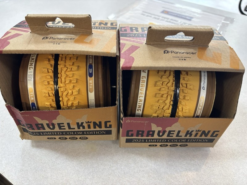 Gravel King X1;  700x40c;  2025 Limited Edition Color - Honey Butter/Brown (x2)
