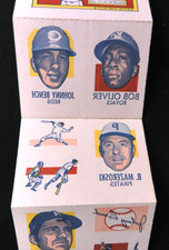 1971 Topps Baseball Tattoos #11 Complete Sheet EX/EXMINT Johnny Bench
