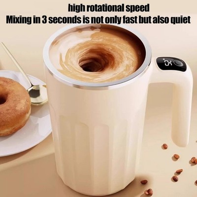 Automatic Drink Mixer 304 Stainless Steel Portable Beverage Stirring Mug Cup