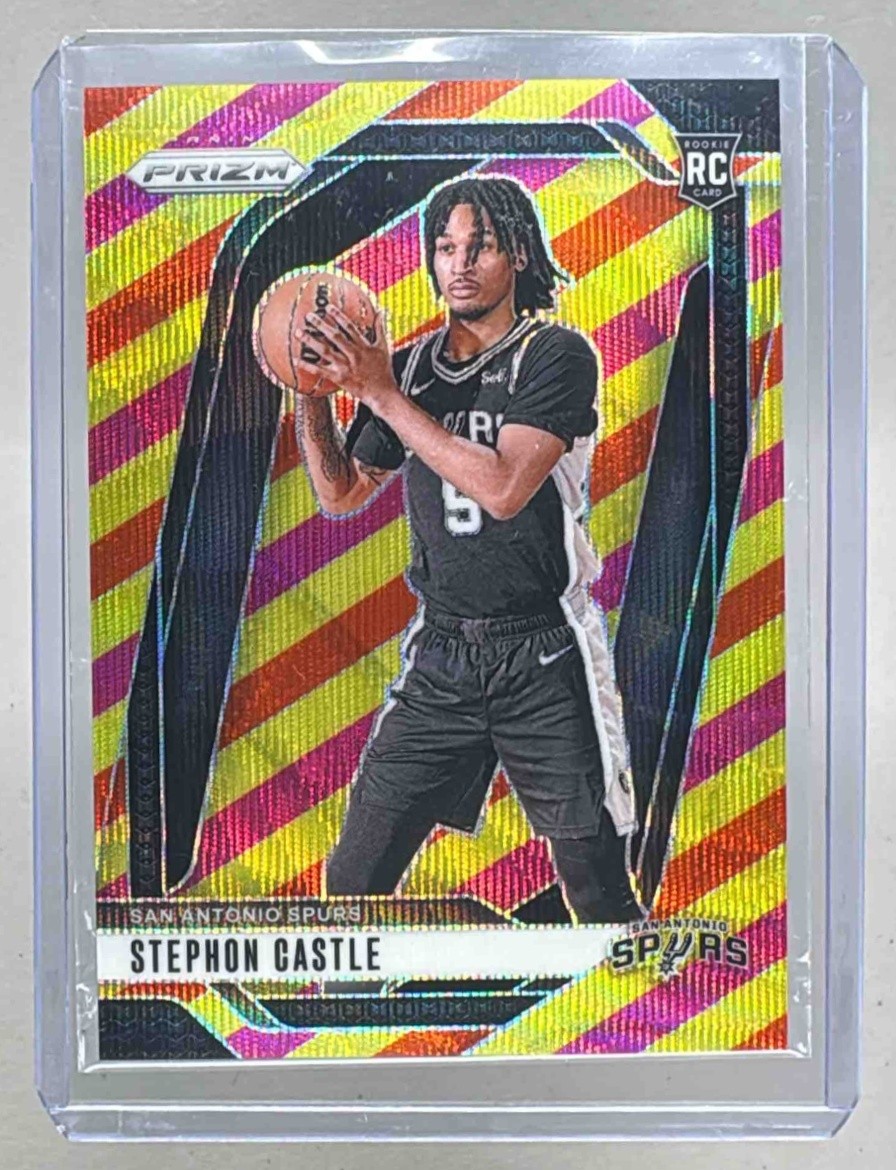 Stephon Castle 2024 Panini Prizm #234 Multi Wave Rookie RC /88