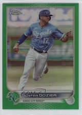 2022 Topps Chrome Update Green Refractor 33/75 Hunter Dozier #USC133 0om0