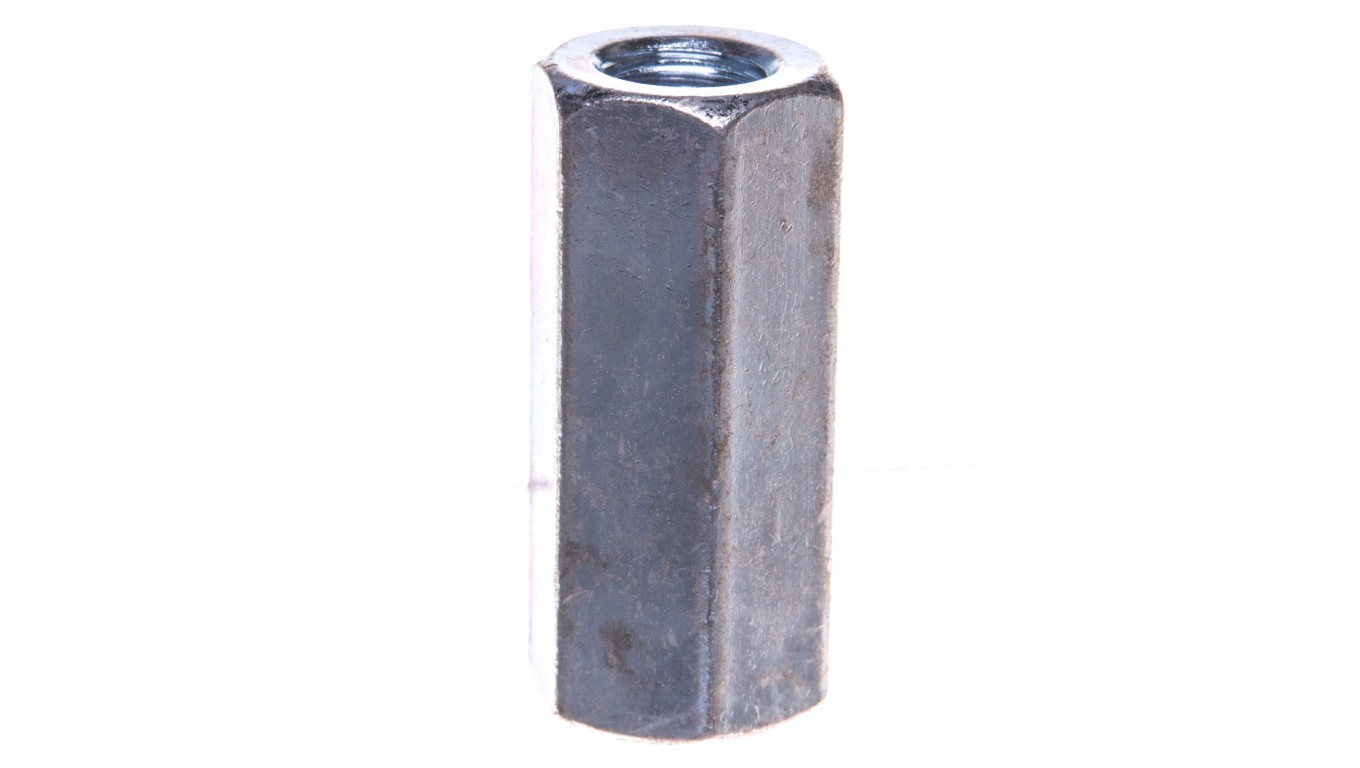 Connecting Nut M10 Zinc Plated 12005 M10 G 6410103 KTS