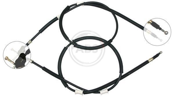 K17805 A.B.S. Seilzug, Feststellbremse FüR Chevrolet,Opel,Vauxhall-image