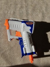 Nerf N-Strike Elite Triad EX-3 White Blue 5" Tested Works