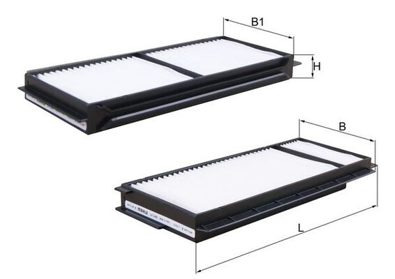 Mahle Original LA346/S Innenraumfilter Pollenfilter FüR Mazda Suzuki-image
