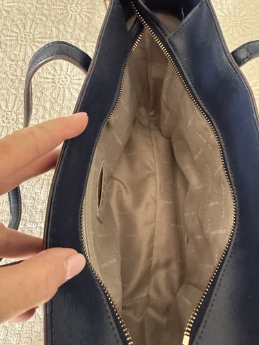 DKNY Navy Medium Tote - Picture 2 of 5