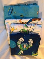 VINTAGE DISNEY "TOY STORY" BED SHEET or CURTAIN CHOOSE 1 or ALL 1 SHIP
