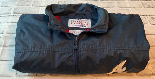 Vintage Atlanta Braves MLB Original Merchandise by Starter L Nylon Kapuzenjacke - Bild 6 von 6
