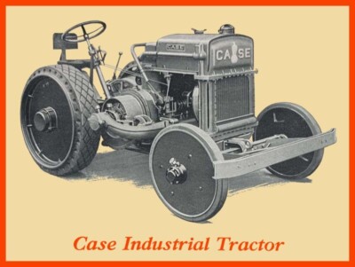 JI Case Industrial Wheeled Tractor NEW Sign: 18 x 24