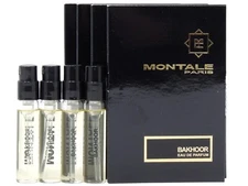 MONTALE PARIS BAKHOOR EDP 2.0ml .06fl oz x 4 COLOGNE PERFUME SPRAY SAMPLES