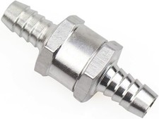 ALUMINIUM NON RETURN CHECK VALVE ONE WAY PETROL DIESEL OIL WATER 10mm 3/8"