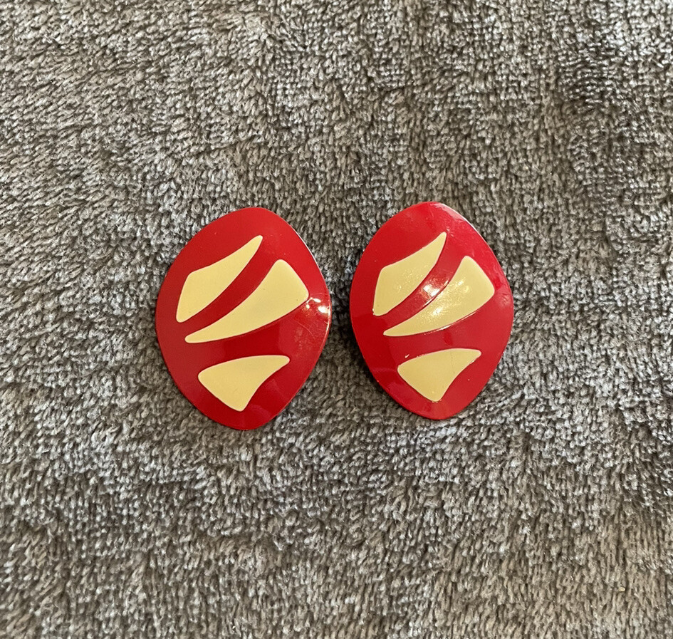 Vintage Statement Post Stud Earrings - image 1