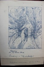 DDR Maler Professor Peuker Wolfgang Bleistift Zeichnung Original  Studien