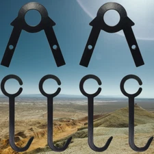 Highwild AR500 Target Stand Kit- Target Hanging Hook- Mounting Bracket -for Pipe