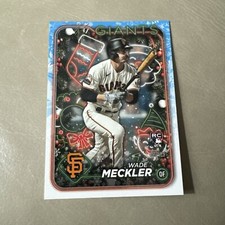 2024 Topps Holiday Wade Meckler Rookie #H16 San Francisco Giants Baseball Card