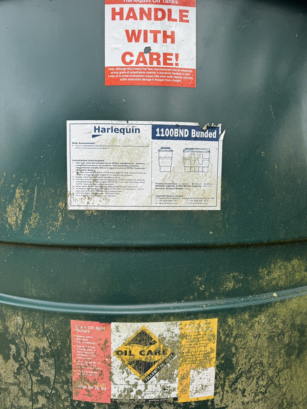 1000 litre bunded oil tank eBay