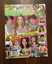 Quizfest Magazine 2008 2009 Taylor Swift Demi Selena Jonas Bros Zac Cody Chris