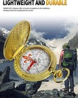 Compass Golden Heirloom Quality Scout Gift for Hiking Camping Navigation Explore — photo 5