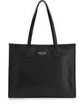 Guess Silvana Top Handle Tote Womens Bag In Black