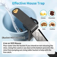 Indoor Outdoor Humane Mouse Trap: Easy Catch & Release