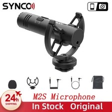 SYNCO Mic-M2S Shock Mount Deadcat Video Shotgun Microphone Camera Phone Record