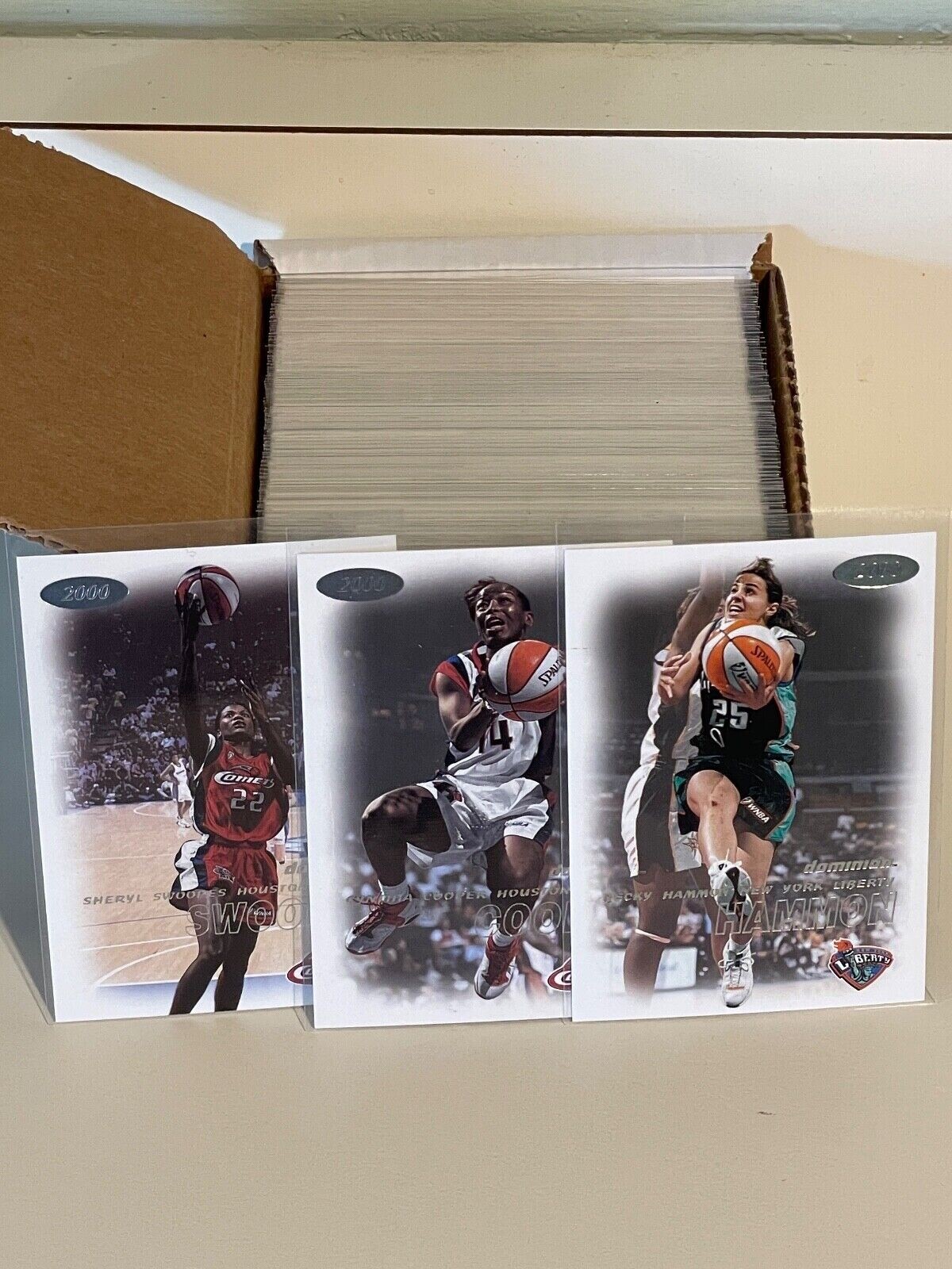 2000 Skybox Dominion WNBA 1-156 Card Complete Set Becky Hammon Rookie SLEEVES!