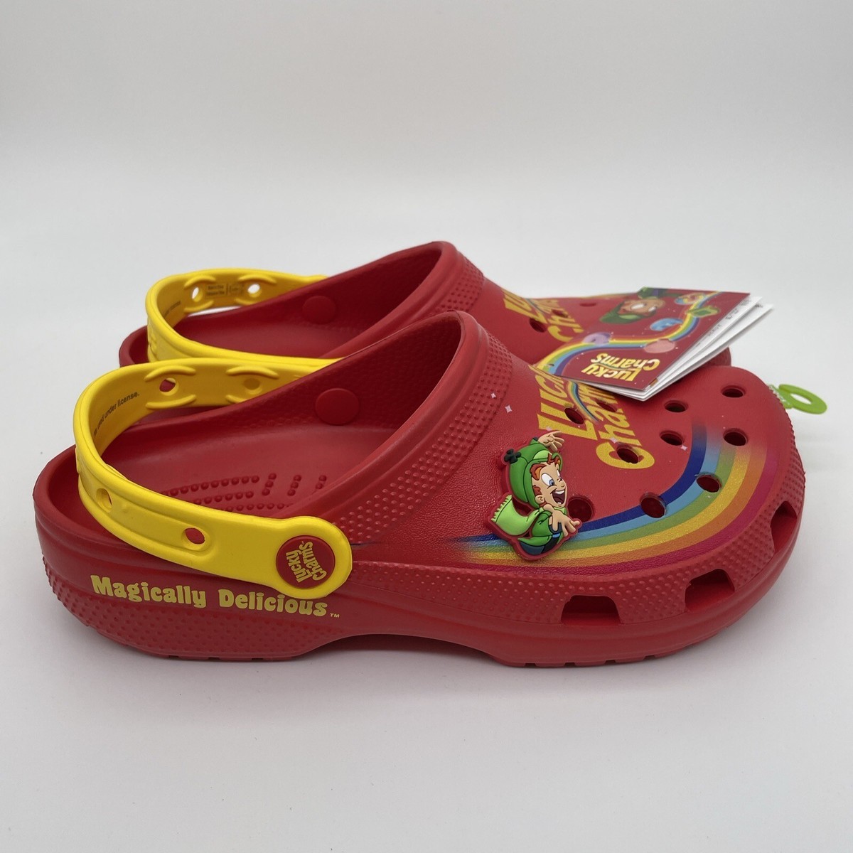 ??NEW Classic Lucky Charms Crocs Limited-Edition Size 6 