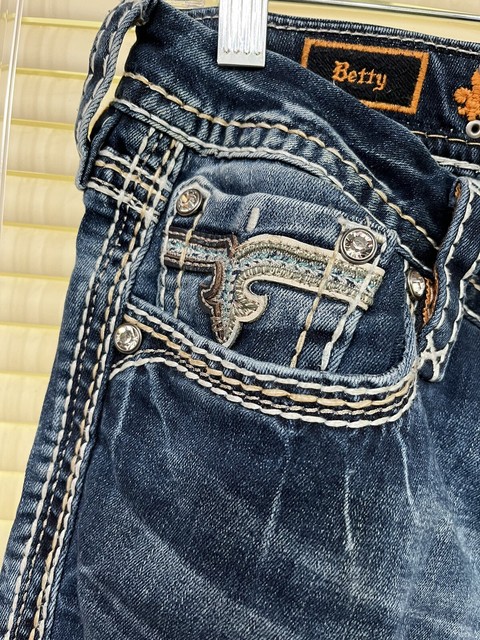 Rock Revival Evie Boot Cut Jeans 28x34 