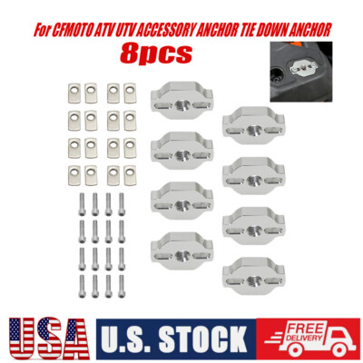 Fits CF MOTO ATV UTV Accessory Anchor Aluminum Tie Down Anchor Kit