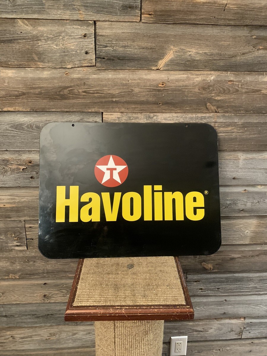 Vintage Texaco Sign Havoline Motor Oil Sign Advertising Vintage Texaco Sign Havoline Motor Oil Sign Advertising
