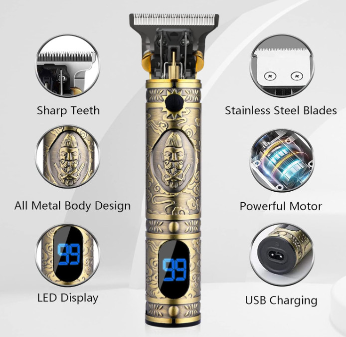 Maquina De cortar Cabello Pelo Set Máquinas Profesional Cortapelos Para Hombres