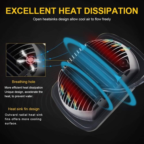 Pair LED for Hilux Headlights 5x7" 7x6" Inch Head Lamps HI/LO/DRL With Adapters - Picture 7 of 11