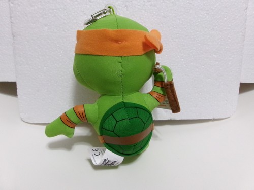 TEENAGE MUTANT NINJA TURTLES Michelangelo Plush Key Fob Book Bag Charm - Picture 2 of 11
