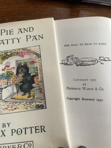 VINTAGE Beatrix Potter Lot Of 5 Books Dated 1904, 1905, 1909 - Picture 18 of 20