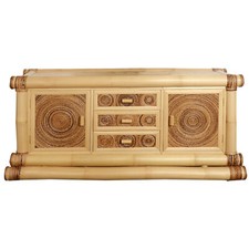 Bambus Kommode Tonga Abaca Highboard Sideboard Bambusmöbel Bambusschrank Asien