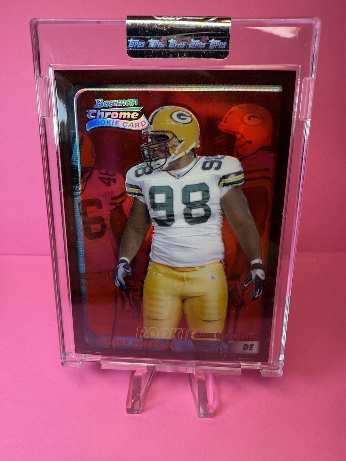 Kenny Peterson Bowman Chrome #164 Red Refractor