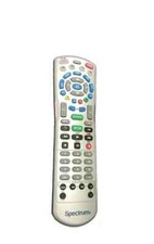 Charter Spectrum 4-Device Universal Remote Control, Silver - AUX DVD TV CABLE.
