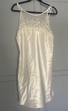 Alexandra Nicole Camisole Night Dress Underdress L Satin Vintage