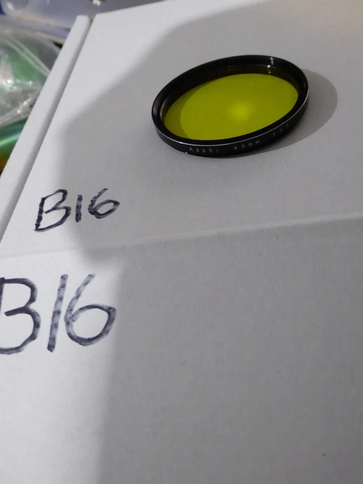 Asahi Pentax yellow rare y47 46mm filter  clear and in excellent condition - Image 2 of 2