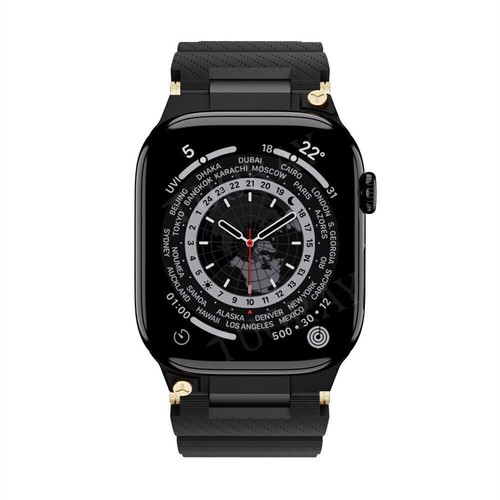 Cinturino Silicone per Apple Watch Ultra 2 49mm Serie 10 9 8 7 6 5 4 3 42mm 46mm - Foto 62 di 94