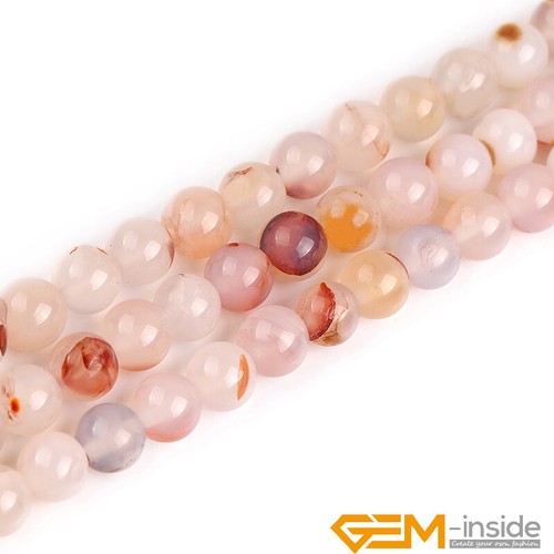 Natural Light Red Carnelian Gemstone Round Loose Beads For Jewelry Making 15" AU - Picture 18 of 37